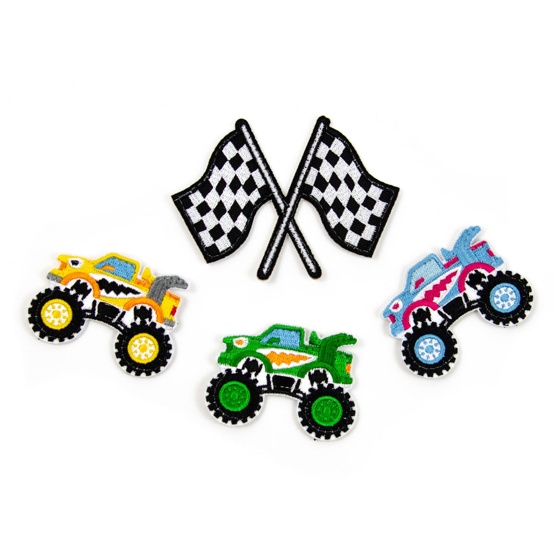 Monster Truck Race Patch Set