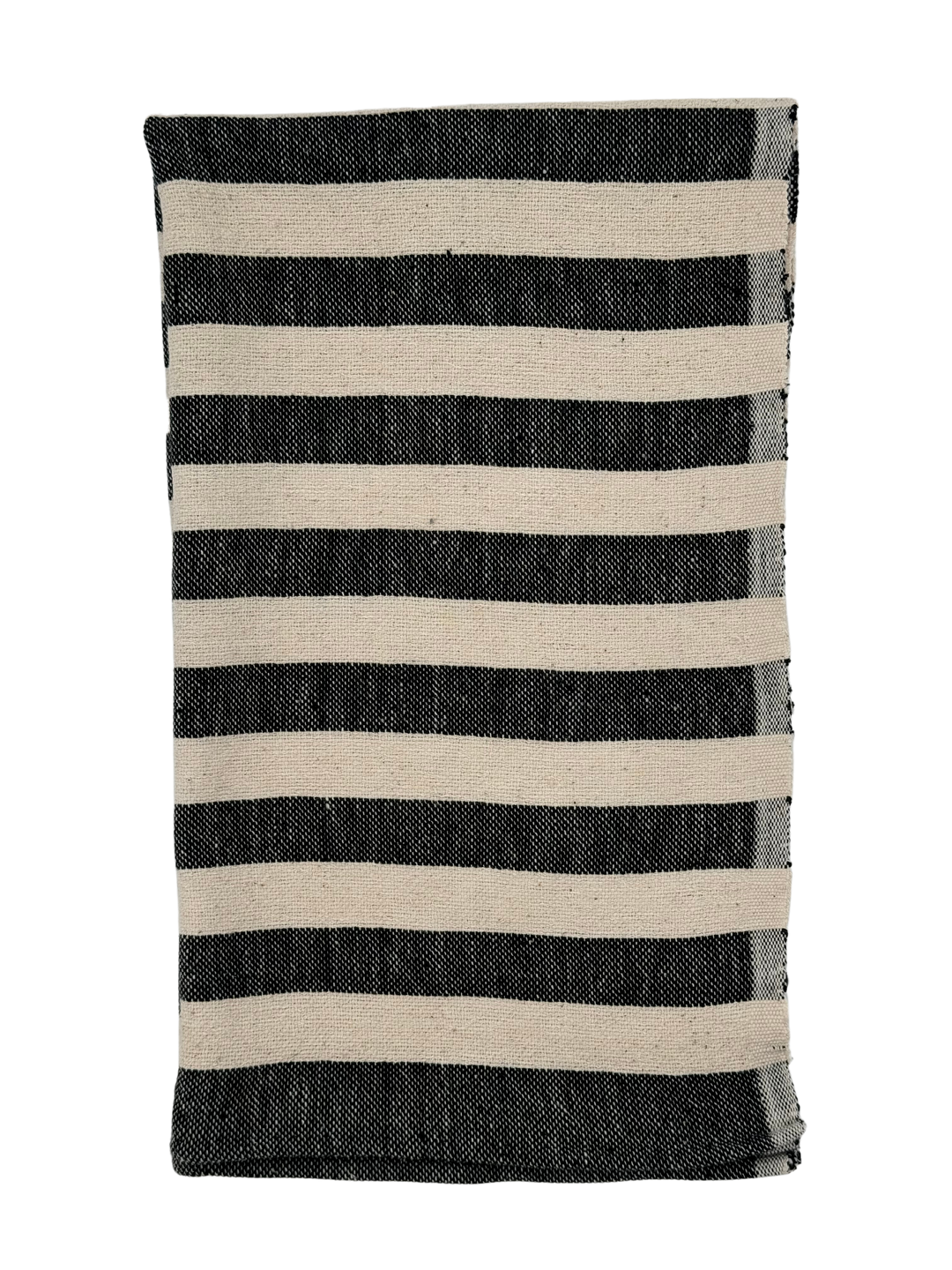 Black Stripe Hand Towel