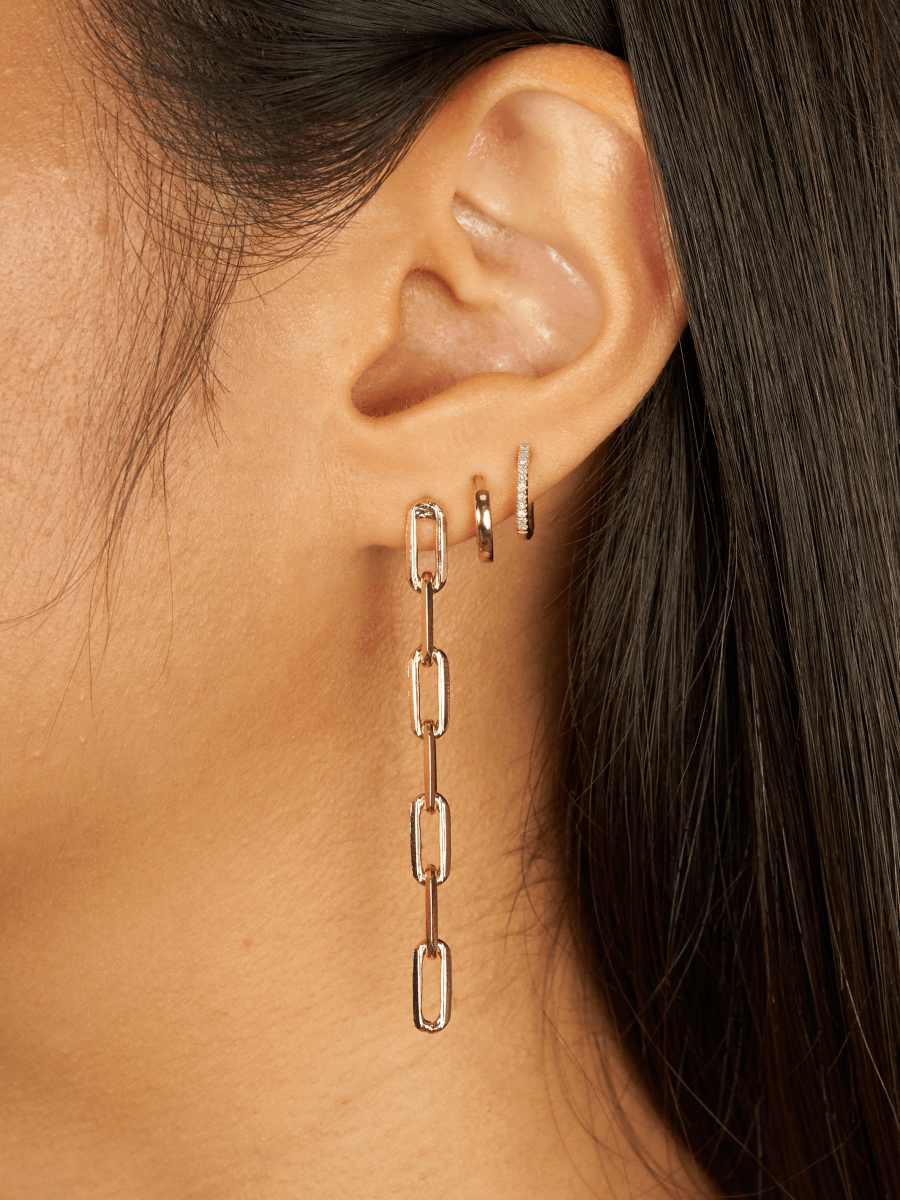 Chain Link Dangle Earrings