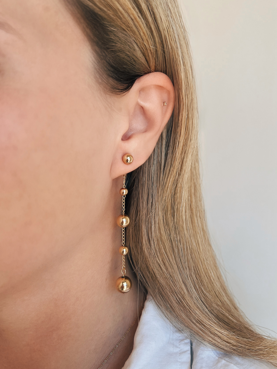 Bubble Chain Earrings