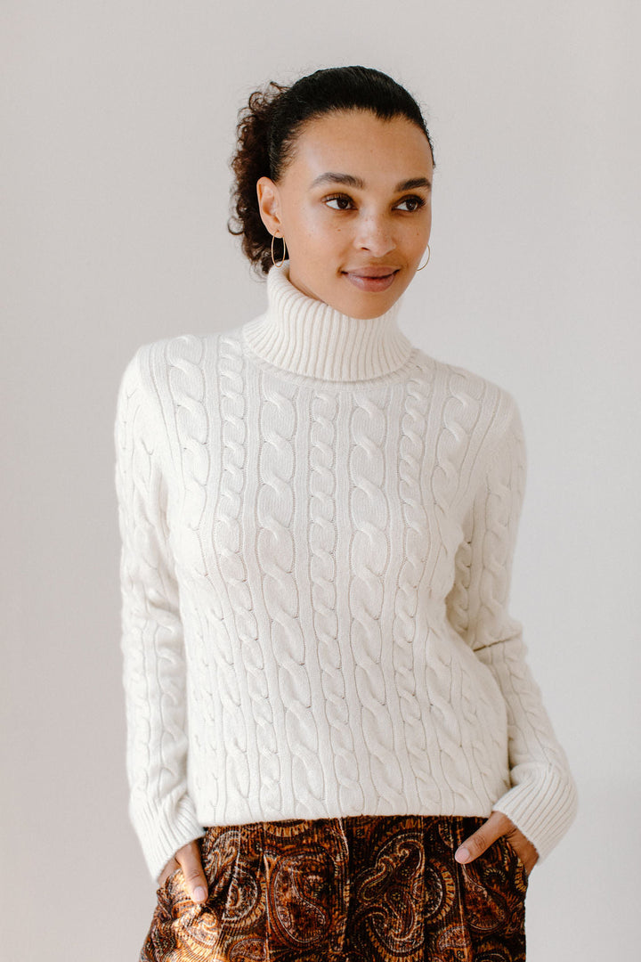 Cable Knit Turtleneck