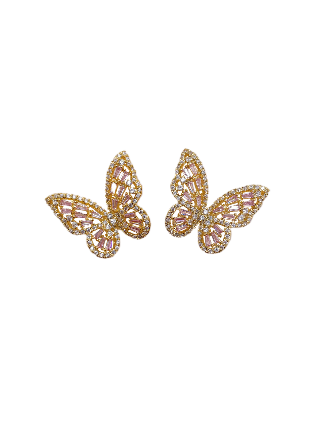 Bridget Butterfly Studs • Light Pink