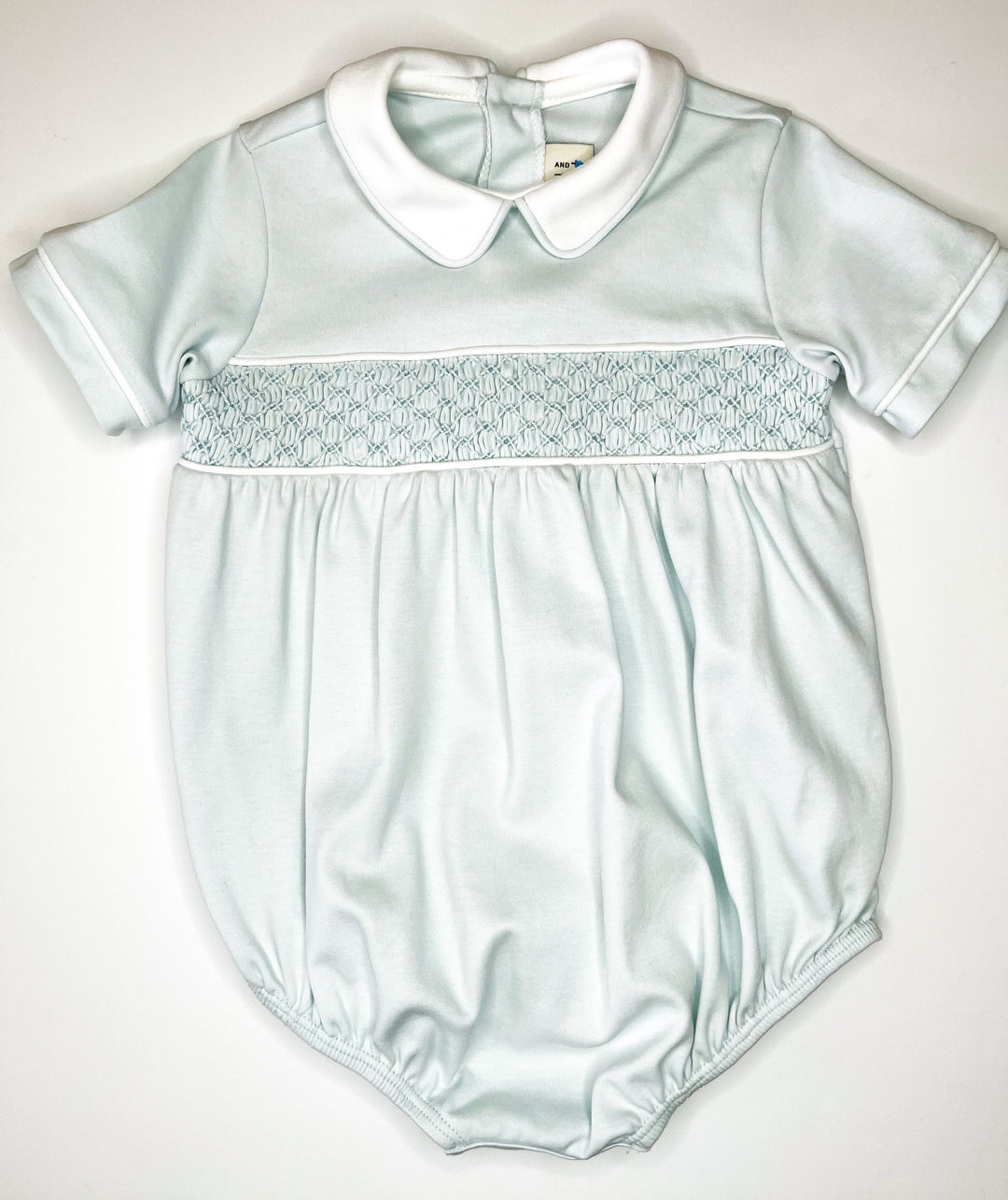 Basic Blue Smocked Bubble