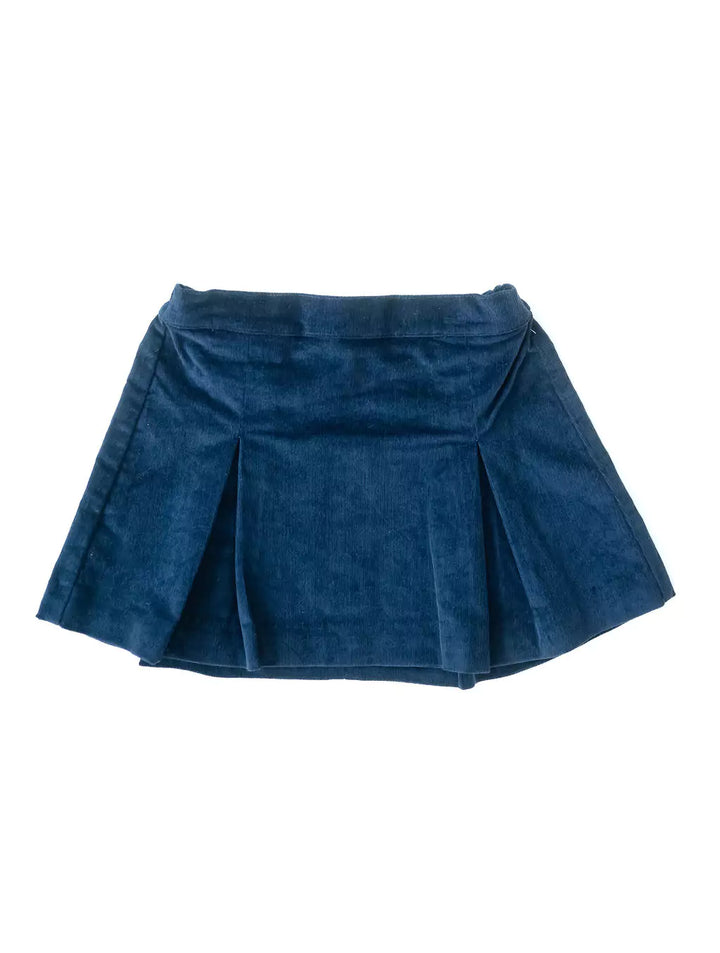 Olivia Navy Corduroy Skirt