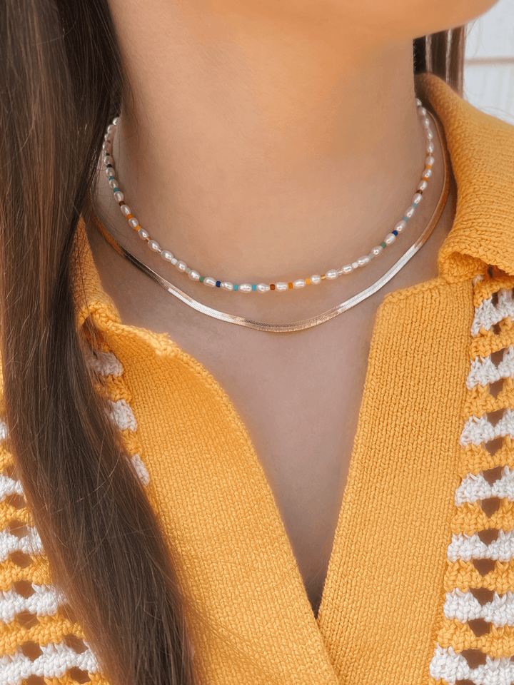 Emma Rainbow Pearl Necklace