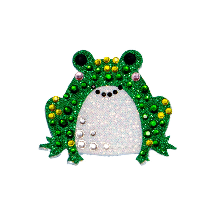 Ribbit! Frog Rhinestone Patch