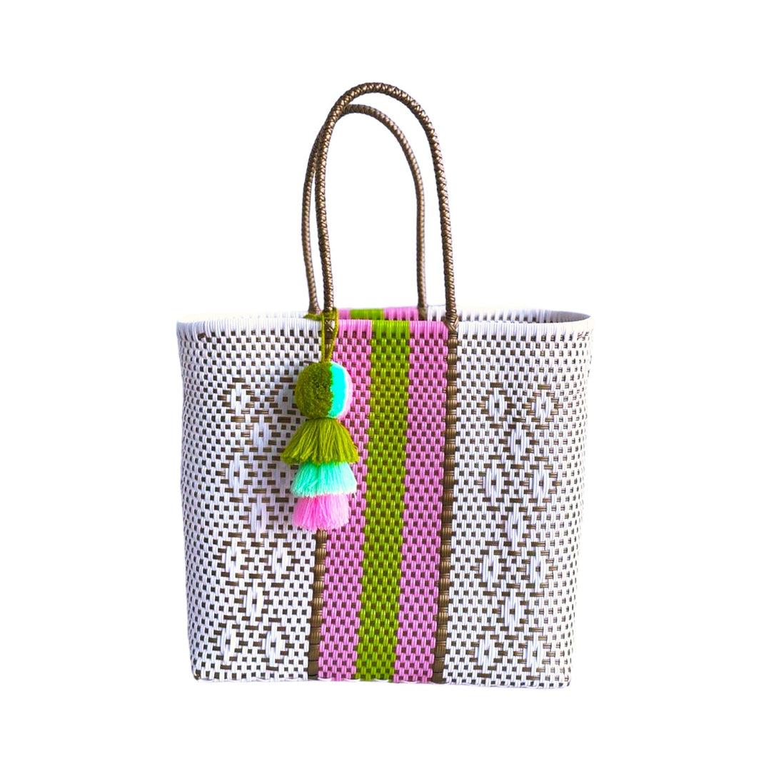 Rose Lime Joy Citron Tote