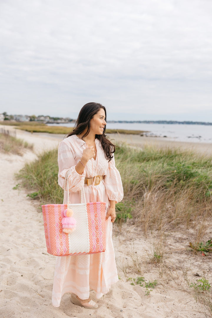 Sunrise Peach Citron Tote