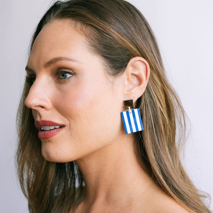 Bermuda Block Earrings