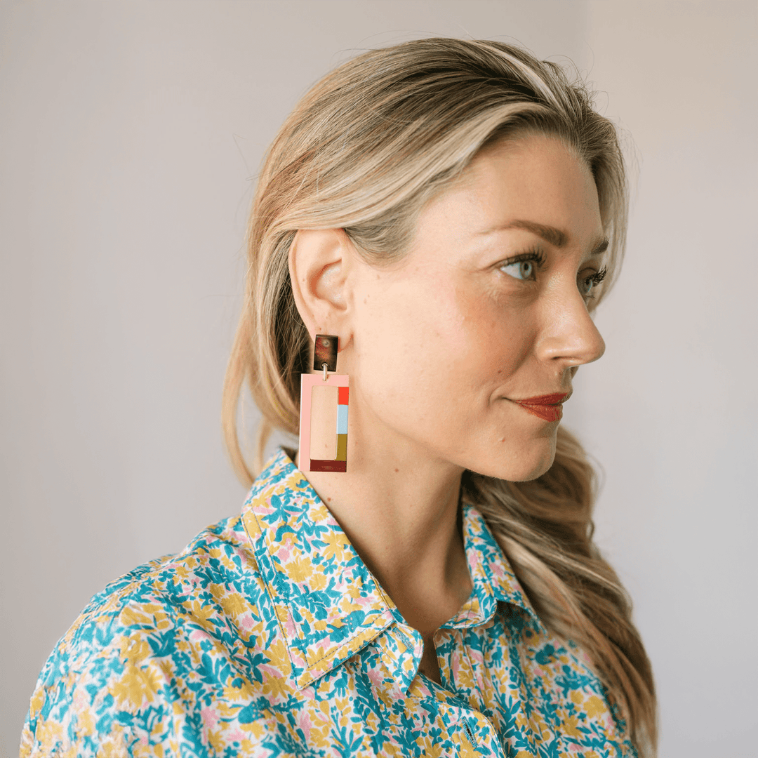 Del Mar Colorblock Earrings