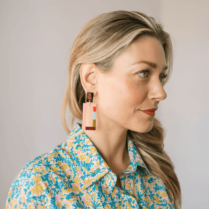 Del Mar Colorblock Earrings