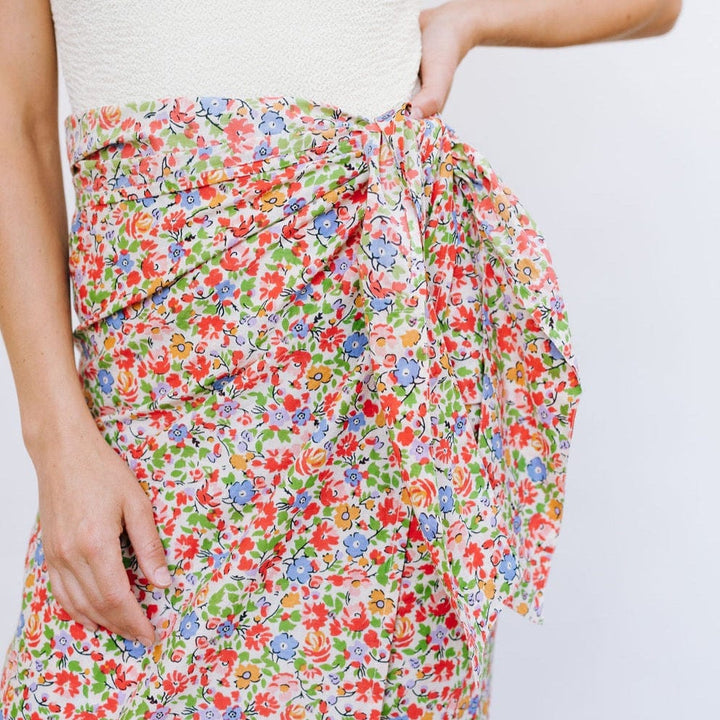 Floral Twin Print Vienna Sarong