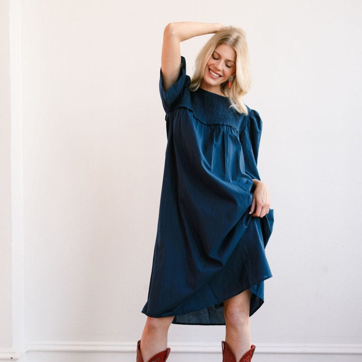 Navy Nomad Dress