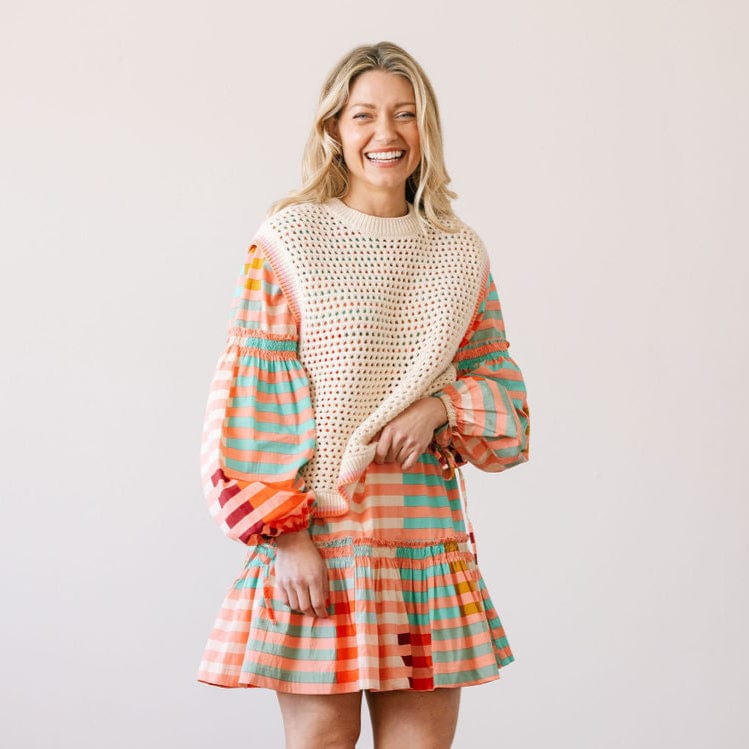 Peach Kennedy Sweater Vest