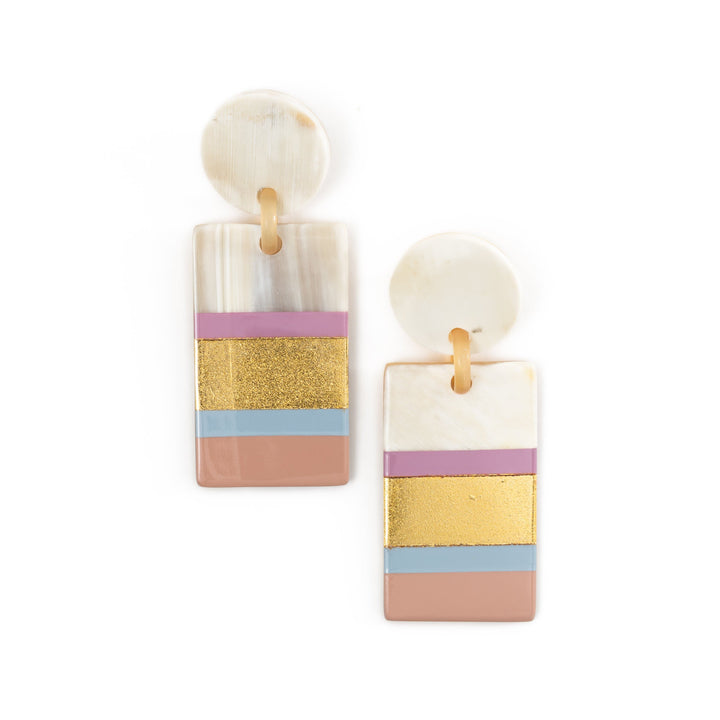 Rose Cabana Statement Earrings