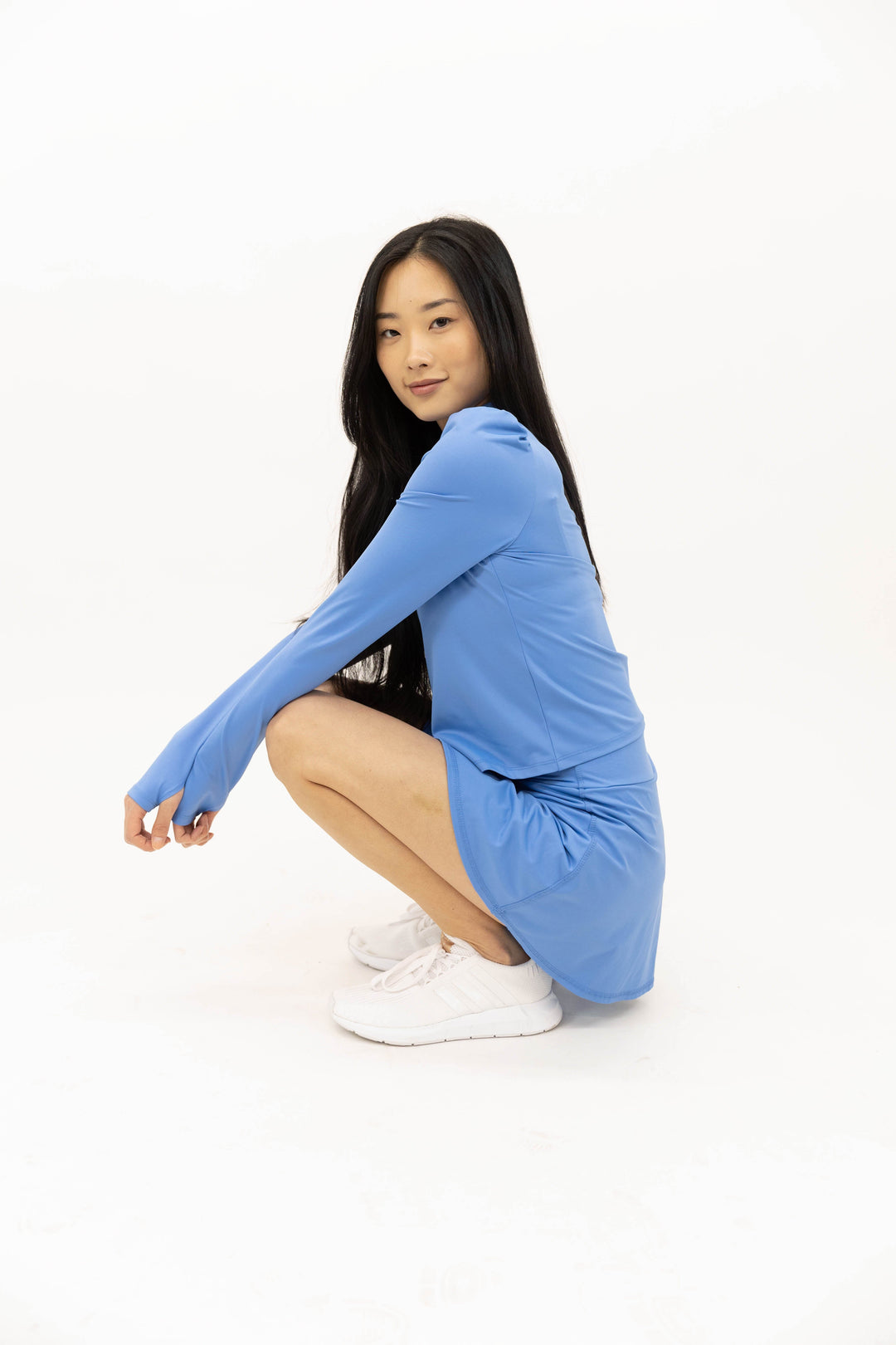 The Sport Skort in Cerulean