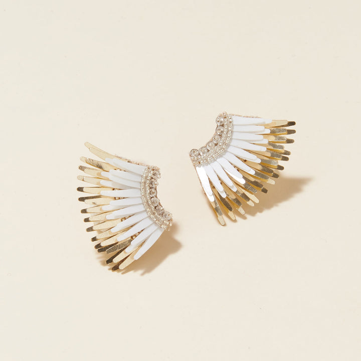 Mini Madeline Earrings White Gold